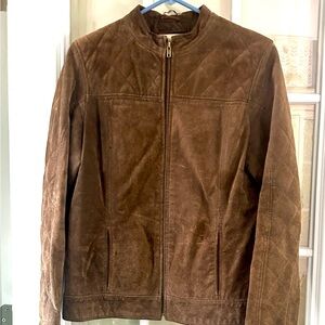 Women’s Ruff Hewn Brown Suede Jacket size Medium